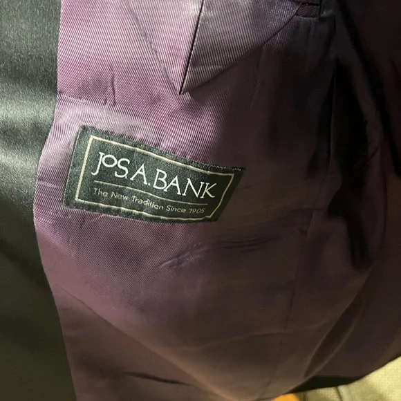 Jos. A. Bank Black Tuxedo with Structured Shoulders and Notch Lapels - Picture 5 of 7